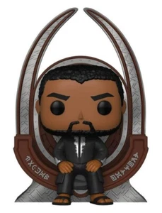 Black Panther (2018) - T’Challa on Throne US Exclusive Pop! Deluxe [RS] - Picture 1 of 2