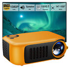 HD 1080p Projector Wired LED Portable Mini Beamer Home Theater Cinema for Phone