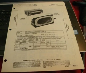 MODELO DE RECEPTOR DE AUTOMÓVIL AIRLINE AM: 61-6792 (FOTO DE SAMS 237-2) - Imagen 1 de 1