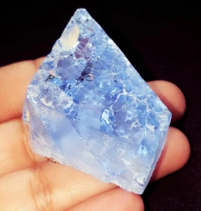 Loose Gemstone 165.96 Ct Blue Topaz Rough Certified Translucent Topaz Rough Gem - Picture 1 of 9