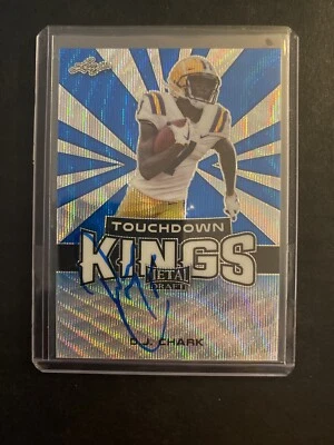 Dj Chark 2018 Leaf Purple Touchdown Kings Refractor Rc On Card Auto Sp #ed 9/20 - Image 1 of 2