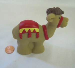 Fisher Price Little People Christmas Nativity Camel Red & Yellow Saddle Wiseman - Picture 1 of 3