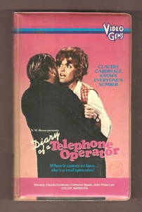 DIARY OF A TELEPHONE OPERATOR 1970 Video Gems BIG Box clam vhs ๐ผ NEVER on DVD!โ - Picture 1 of 4