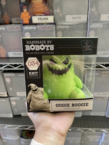 Oogie Boogie #034 Knit Series Handmade by Robots Vinyl Figure NBC Cover