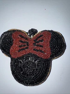 Minnie Mouse Beaded Head Ornament NEW No Tags - Picture 1 of 3