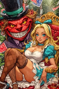 ALICE IN NIGHTMARELAND II Fine Art Print 13x19 Limited to 1/30 - Picture 1 of 1