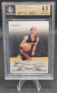 2009 Panini Prestige #157 STEPHEN CURRY BGS 9.5 - Picture 1 of 2