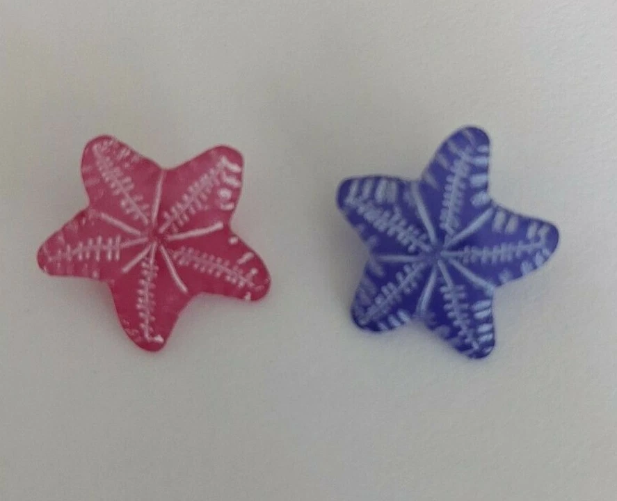 Pastel Star Shank Button - 5/8" Renaissance Buttons(Choose Color)     - Image 1 of 1