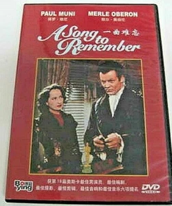 A Song to Remember 1945- (Import) DVD Paul Muni Merle Oberon (all in english) - Picture 1 of 4