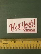 mountain khakis Decal/sticker Outdoors