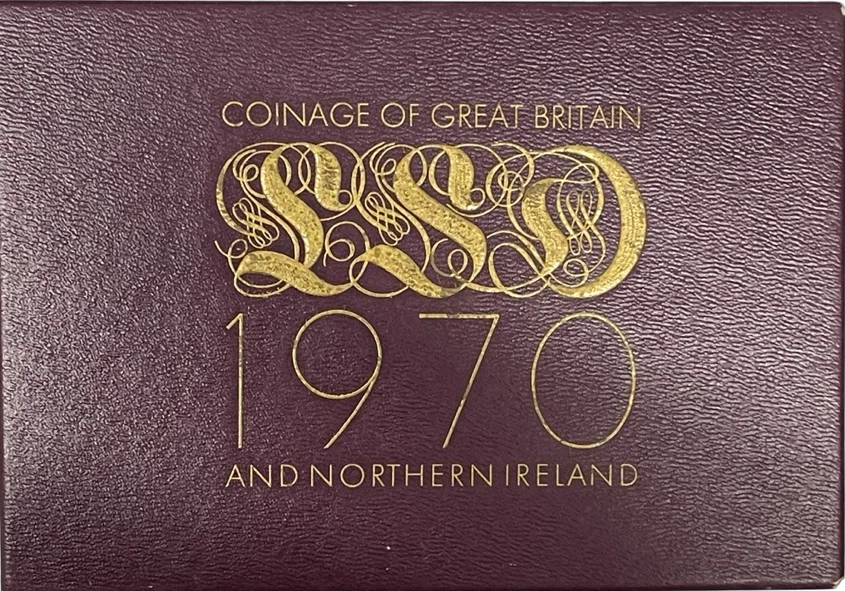 1970 JUEGO DE MONEDAS A PRUEBA DE GRAN BRITÁNICA E IRLANDA DEL NORTE COMO NUEVAS Foto 1 de 1