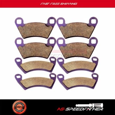 Pastilla de freno delantera+R de fibra de carbono para Polaris RZR 4 800 2011 edición Robby Gordon Foto 1 de 4