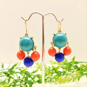 EARRINGS SOUTHWESTERN STYLE BUBBLE DANGLY EARRINGS - Picture 1 of 5