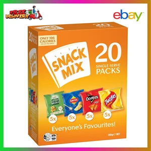 Smith's Potato Chips Snack Mix Variety MULTIPACK 20 Pack Au Free Shipping - Picture 1 of 8