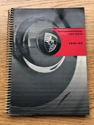Porsche 356 B Driver's Manual de instrucciones TIPO 356 B 1961/1962 Great Rare Foto 1 de 4