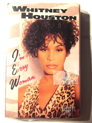 WHITNEY HOUSTON I'm Every Woman Australian Cassingle Card Cassette In Plastic - Image 1 of 3