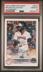 Nelson Velázquez - 2022 Topps Pro debut automático #PD-72 automático #PD - 72 - Imagen 1 de 2