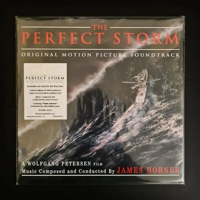 JAMES HORNER - THE PERFECT STORM Limited Edition RED BLACK MARBLED 2x Vinyl LP - Image 1 of 3