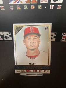 2020 TOPPS GALLERY MATT THAISS RC LOS ANGELES ANGELS #29 B2-T5 - Bild 1 von 2