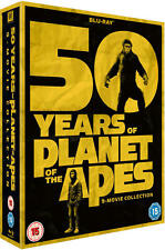 Planet of The Apes 50th Anniversary 9-movie Blu Ray Collection MINT