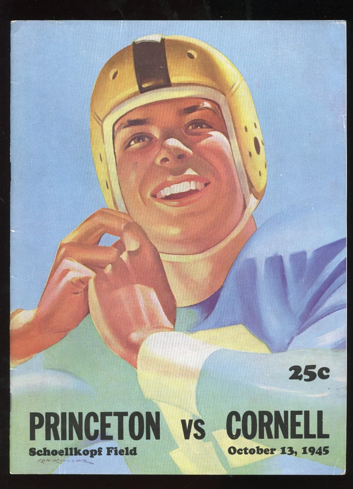 1946 Cornell vs Princeton College Football Program - Image 1 of 1