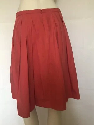 S'Max Mara розовый хлопок юбка складки карманы размер США 8 IT 42 - Изображение 1 из 4