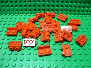 ** LOTE 25 CT ** Lego NUEVO rojo 1 x 2 piezas de soporte (invertido) - Imagen 1 de 1
