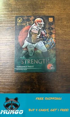 2014 Topps Valor #115 Terrance West Strength #/499 Cleveland Browns Rookie - Image 1 of 2