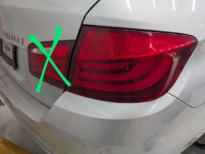14-16 2014 BMW 535xi F10 pasajero cuarto derecho panel luz trasera OEM Foto 1 de 2