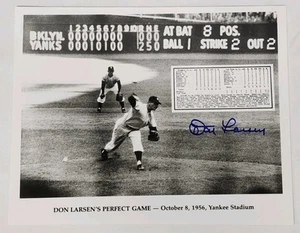 Don Larsen Signed Autographed 8x10 Photo New York Yankees - Picture 1 of 2