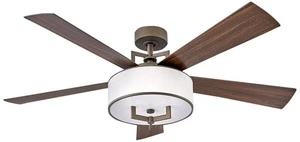 56" Hinkley Hampton Matte Bronze LED Smart Ceiling Fan with Remote - Picture 1 of 1