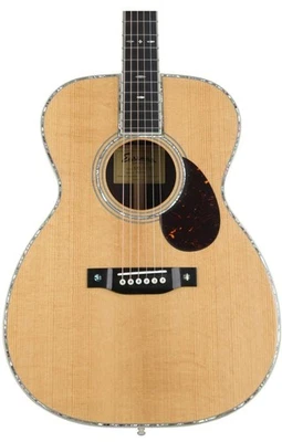 Guitarra acústica tradicional Eastman Guitars E40OM curada termicamente genuína - Natural - Imagem 1 de 4