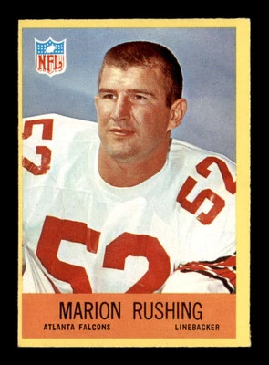 1967 Philadelphia #9 Marion Rushing RC EX/EX+ X3199701 - Image 1 of 3