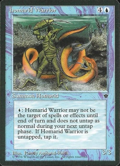 Homarid Warrior (1) - Light Play MTG Fallen Empires - Image 1 of 1