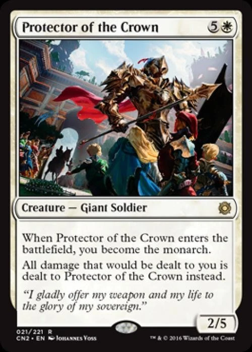 MTG English Protector of the Crown NM Foil Conspiracy: Take the Crown - Image 1 of 1