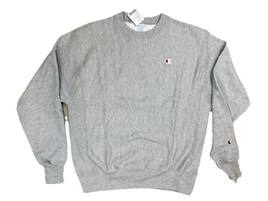 New Champion Reverse Weave Crewneck Sweatshirt Gray Men’s Size Medium - Picture 1 of 7