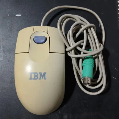 IBM ScrollPoint PS/2 PS2 Mouse Vintage Retro Beige MO09K - Image 1 of 4