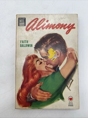 Alimony by Faith Baldwin 1949 Dell Mapback 318 Vintage Paperback, Romance - Image 1 of 4