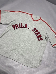 NEU AUTHENTIC VINTAGE EBBETS FIELD FLANNELS PHILADELPHIA STARS TRIKOT XL # 16 - Bild 1 von 17