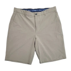 Johnnie-O Prep-Formance Shorts 34 Stone Flat Front Stretch Golf Freizeit Herren - Bild 1 von 9