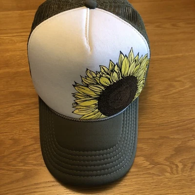 Gorra de bola O’Neill girasol malla a presión ajuste verde oliva camionero/sombrero unisex Foto 1 de 4