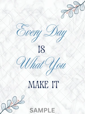 Póster de escritura moderna cita motivacional arte de pared imprimible - descarga digital Foto 1 de 4