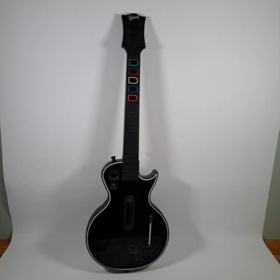Guitarra Inalámbrica PS3 Guitar Hero Gibson Les Paul Playstation 3 Negra SIN DONGLE Foto 1 de 4
