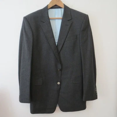 Traje Chester Barrie Franela Gris Carbón 42 Lana SavileRow Londres EdwardSexton. Foto 1 de 4