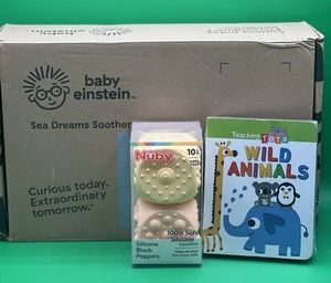 Baby Einstein Sea Dreams Soother - Sound Machine w/ NUBY Poppers & 2 Board Books - Picture 1 of 6