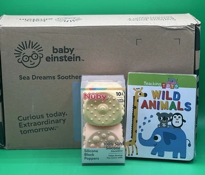 Baby Einstein Sea Dreams Soother - Sound Machine w/ NUBY Poppers & 2 Board Books - Image 1 of 4