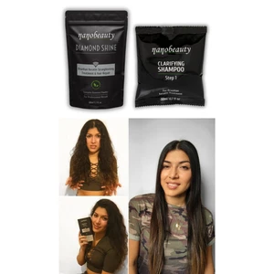 Brazilian Keratin Hair Treatment Straightening Kit Nanobeauty Diamond Shine - Picture 1 of 7