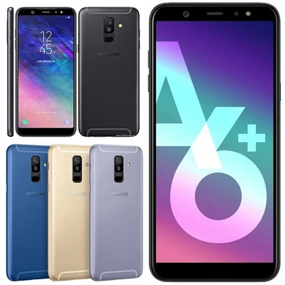 Original Unlocked Samsung Galaxy A6 Plus A6+SM-A605F 2-SIM 16MP GSM LTE 4G Phone - Image 1 of 4