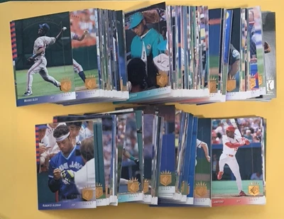 1993 SP Baseball SET BREAK singles - stars, rookies, Hall of Famers #151-290 - Image 1 of 2