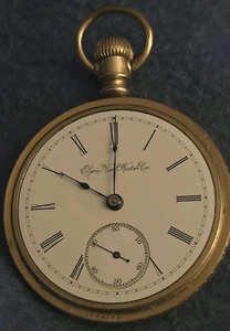 1897 Elgin Grade: 73 18S 7J Jagdgehäuse Taschenuhr funktioniert USA 🇺🇸  - Bild 1 von 12
